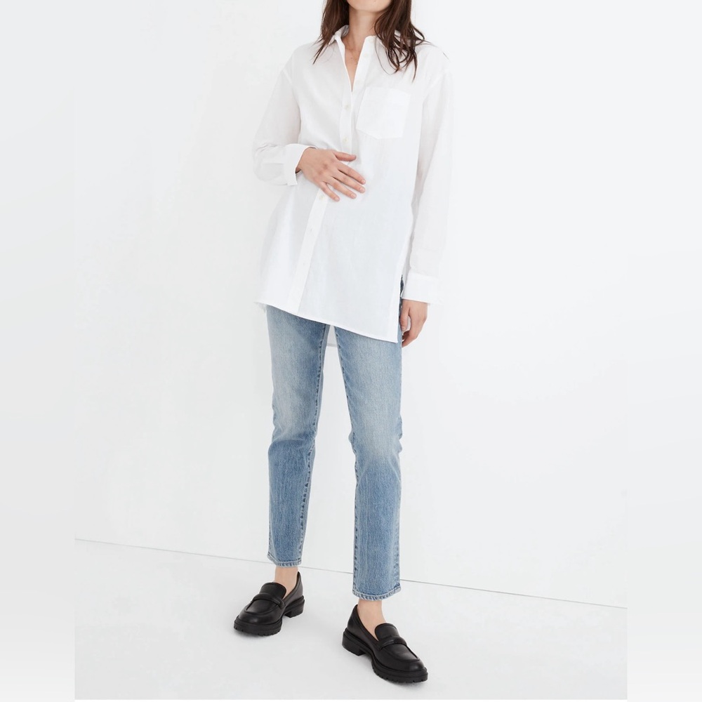 Madewell The Maternity Perfect Vintage Jean in Heathcote Wash Size 29